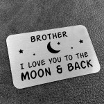 Novelty Gift For Brother Birthday Christmas Wallet Card Insert