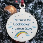 2020 Lockdown Christmas Bauble Christmas Tree Ornament Family