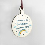 2020 Lockdown Christmas Bauble Christmas Tree Ornament Family