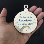 2020 Lockdown Christmas Bauble Christmas Tree Ornament Family