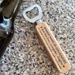 Chance Made Us Colleagues Gift Wood Bottle Opener Leaving Xmas