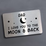 Gift For Dad Birthday Christmas Wallet Card Insert DAD Keepsake