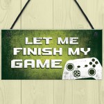 Funny Neon Effect GAMING Sign For Boys Bedroom Man Cave Gift