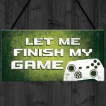 Funny Neon Effect GAMING Sign For Boys Bedroom Man Cave Gift