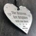 Engraved Christmas Tree Decoration PERSONALISED Memorial Gift