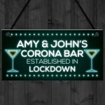 CORONA BAR Personalised Signs Novelty Home Bar Plaques Gifts