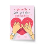 Gift For Best Friend Birthday Christmas Gift Print For Sister