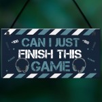 Gamer Christmas Gifts Novelty Gaming Sign For Boys Bedroom Gift 