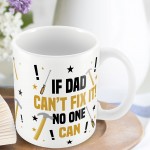 Dad Fix It Mug Tool Gift Dad Birthday Christmas Gift Funny Mug