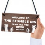 STUMBLE INN Bar Sign PERSONALISED Home Bar Garden Sign