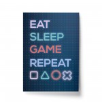 Novelty Gaming Poster Gamer Gift Boys Bedroom Man Cave Sign