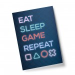 Novelty Gaming Poster Gamer Gift Boys Bedroom Man Cave Sign