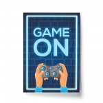 Novelty Gaming Poster For Boys Bedroom Man Cave Sign Gift