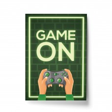Novelty Gaming Print For Games Room Boys Bedroom Wall Art