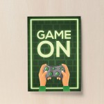 Novelty Gaming Print For Games Room Boys Bedroom Wall Art