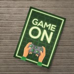 Novelty Gaming Print For Games Room Boys Bedroom Wall Art