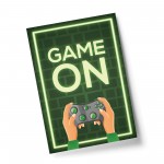 Novelty Gaming Print For Games Room Boys Bedroom Wall Art