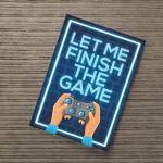 Gaming Print Wall Art For Man Cave Games Room Boys Bedroom