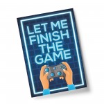 Gaming Print Wall Art For Man Cave Games Room Boys Bedroom