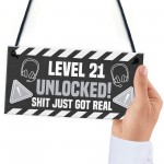 21st Birthday Gift Gamer Level Unlocked Gift For Him Her Men