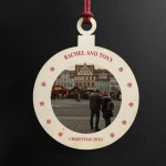 Personalised Christmas Tree Bauble PHOTO Decoration Keepsake