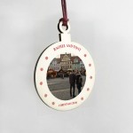 Personalised Christmas Tree Bauble PHOTO Decoration Keepsake