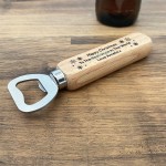 Christmas Gift For Uncle PERSONALISED Bottle Opener Novelty