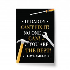 DADDY CANT FIX IT Funny Print For Daddy Birthday Christmas Gift