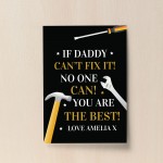 DADDY CANT FIX IT Funny Print For Daddy Birthday Christmas Gift