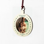 Personalised First 1st Christmas Together Tree Decoration Photo