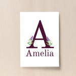 Nursery Decor For Girls Bedroom PERSONALISED Wall Art Gift