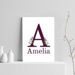 Nursery Decor For Girls Bedroom PERSONALISED Wall Art Gift