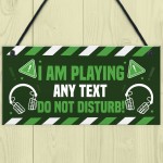 DO NOT DISTURB Gaming Sign For Boys Bedroom Gaming Wall Art