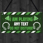 DO NOT DISTURB Gaming Sign For Boys Bedroom Gaming Wall Art