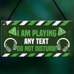 DO NOT DISTURB Gaming Sign For Boys Bedroom Gaming Wall Art