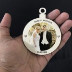 PERSONALISED Christmas Decor Bauble Wedding Anniversary Gift