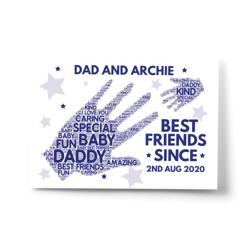 Personalised Dad Gift For Birthday Fathers Day Best Friend Print Personalised Dad Gift For Birthday Fathers Day Best Friend Print