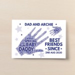 Personalised Dad Gift For Birthday Fathers Day Best Friend Print Personalised Dad Gift For Birthday Fathers Day Best Friend Print