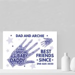 Personalised Dad Gift For Birthday Fathers Day Best Friend Print Personalised Dad Gift For Birthday Fathers Day Best Friend Print