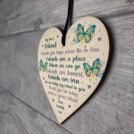 Best Friend Plaque Friendship Sign Personalised Heart Birthday