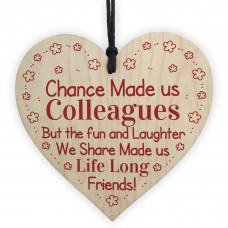 Chance Made Us Colleagues Heart Birthday Christmas Gift