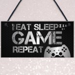 Novelty Gaming Sign Gift For Son Dad Brother Christmas Birthday