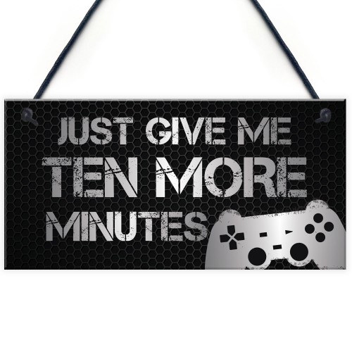 Funny Gaming Sign For Door Novelty Gaming Accessories Birthday