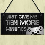 Funny Gaming Sign For Door Novelty Gaming Accessories Birthday