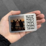Friendship Gift Photo Metal Card Best Friend Gift Thank You