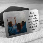 Best Friend Gift Friendship Gift Wallet Insert Thank You Gift