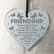Best Friend Gift Friendship Gift Engraved Thank You Novelty Gift