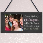 Gift For Colleague Birthday Christmas Gift Personalised Plaque