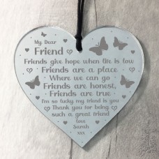 Friendship Gift For Dear Friend Personalised Thank You Gift
