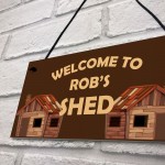 Personalised Garden Sign Shed Sign Gift For Men Garage Allotment